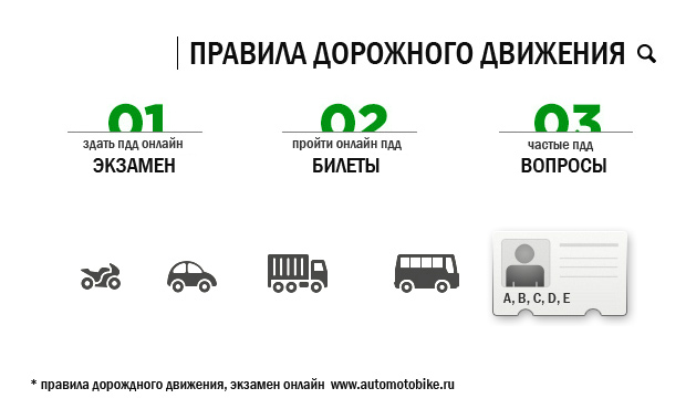 Сайт правил дорожного движения и возможности прохождения теста онлайн скачать правила дорожного движения онлайн