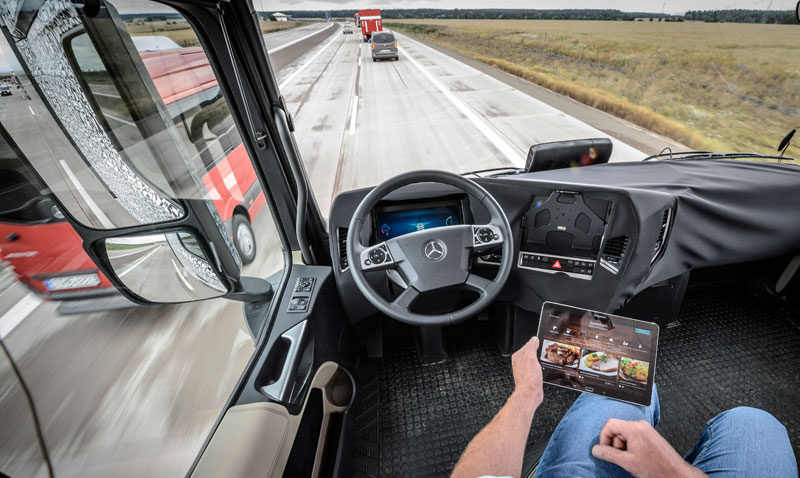 Mercedes-Benz Future Truck 2025 автопилот для грузовика Mercedes-Benz Future Truck 2025 автопилот для грузовика
