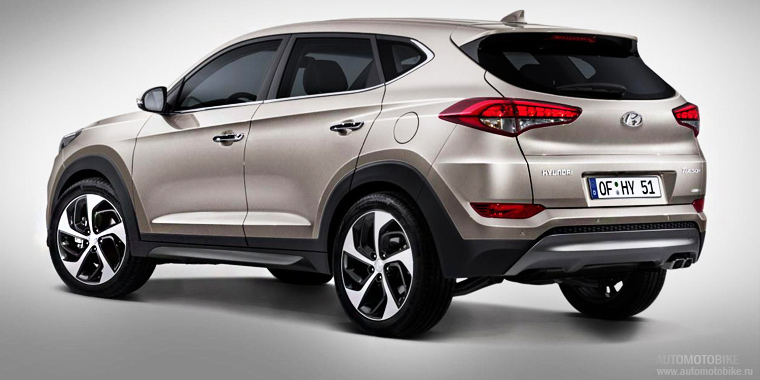 Фотографии нового кроссовера 2016 Hyundai Tucson. Автомобиль поступит в продажу в 2015 году Фотографии нового кроссовера 2016 Hyundai Tucson