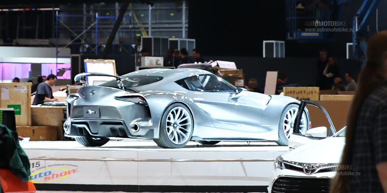 Toyota FT-1 Concept на автосалоне в Нью-Йорке 2015 года Суперкар Toyota FT-1 Concept на автосалоне в Нью-Йорке 2015 года