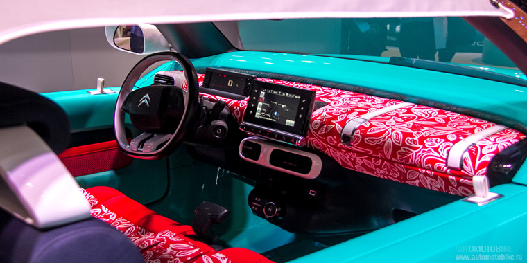 Салон Citroen Cactus M Concept Салон Citroen Cactus M Concept
