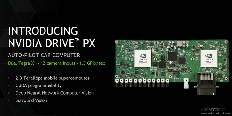 1.NVIDIA показала беспилотный авто