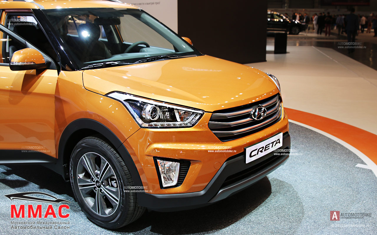 Фотографии передней части Hyundai Creta 2016 фотографии фары и бампера